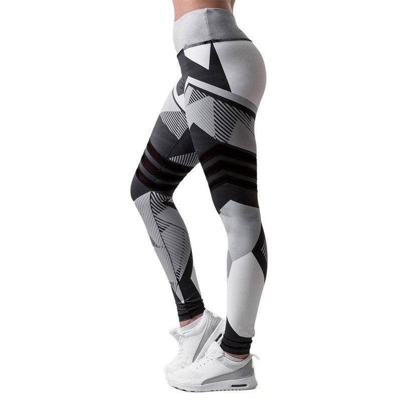 Women's Quick Dry Geometric Yoga Leggings