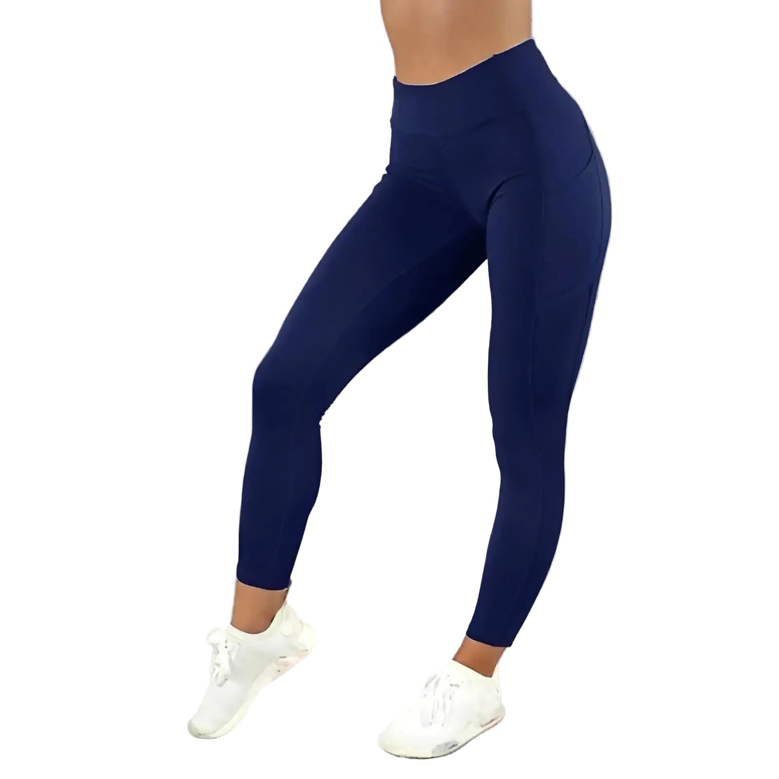 Women's High Waist Fitness Leggings with Side Pockets - Stride Leggings