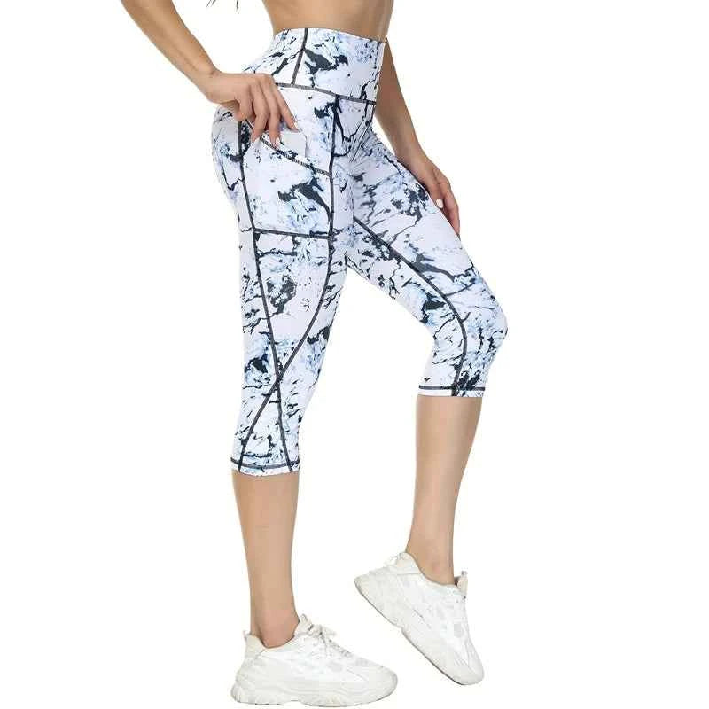 Women's High Waist Yoga Capris