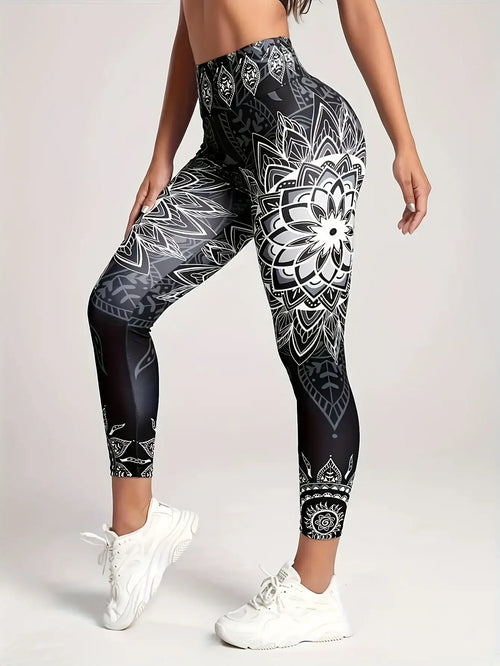 Women's Aztec High Waist Yoga Leggings