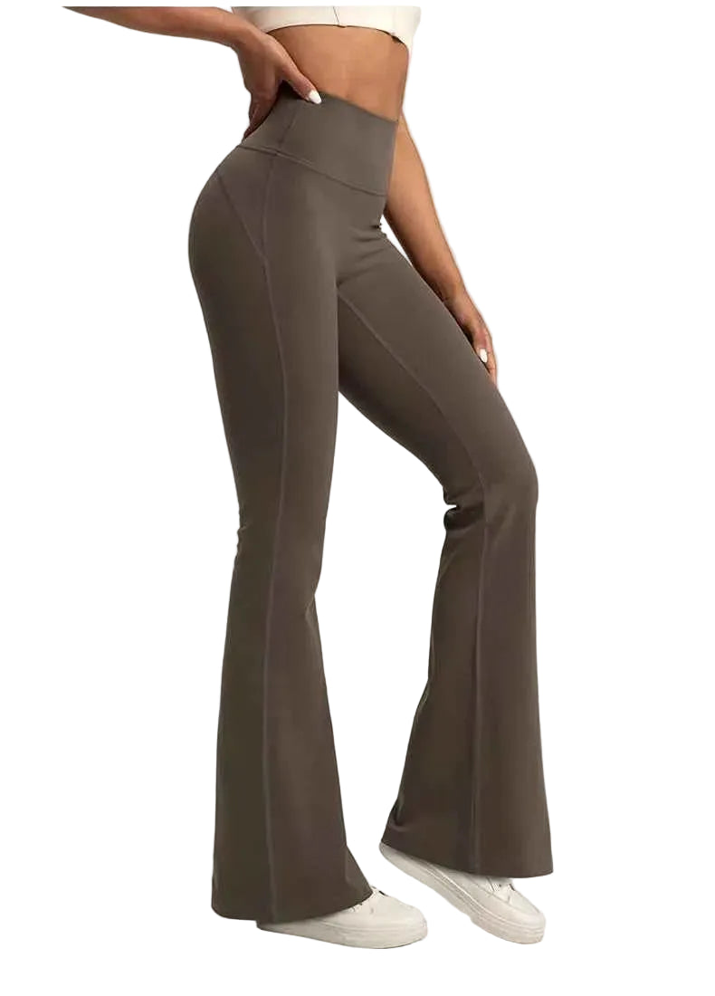 Women's High Waisted Waist Flared Yoga Leggings