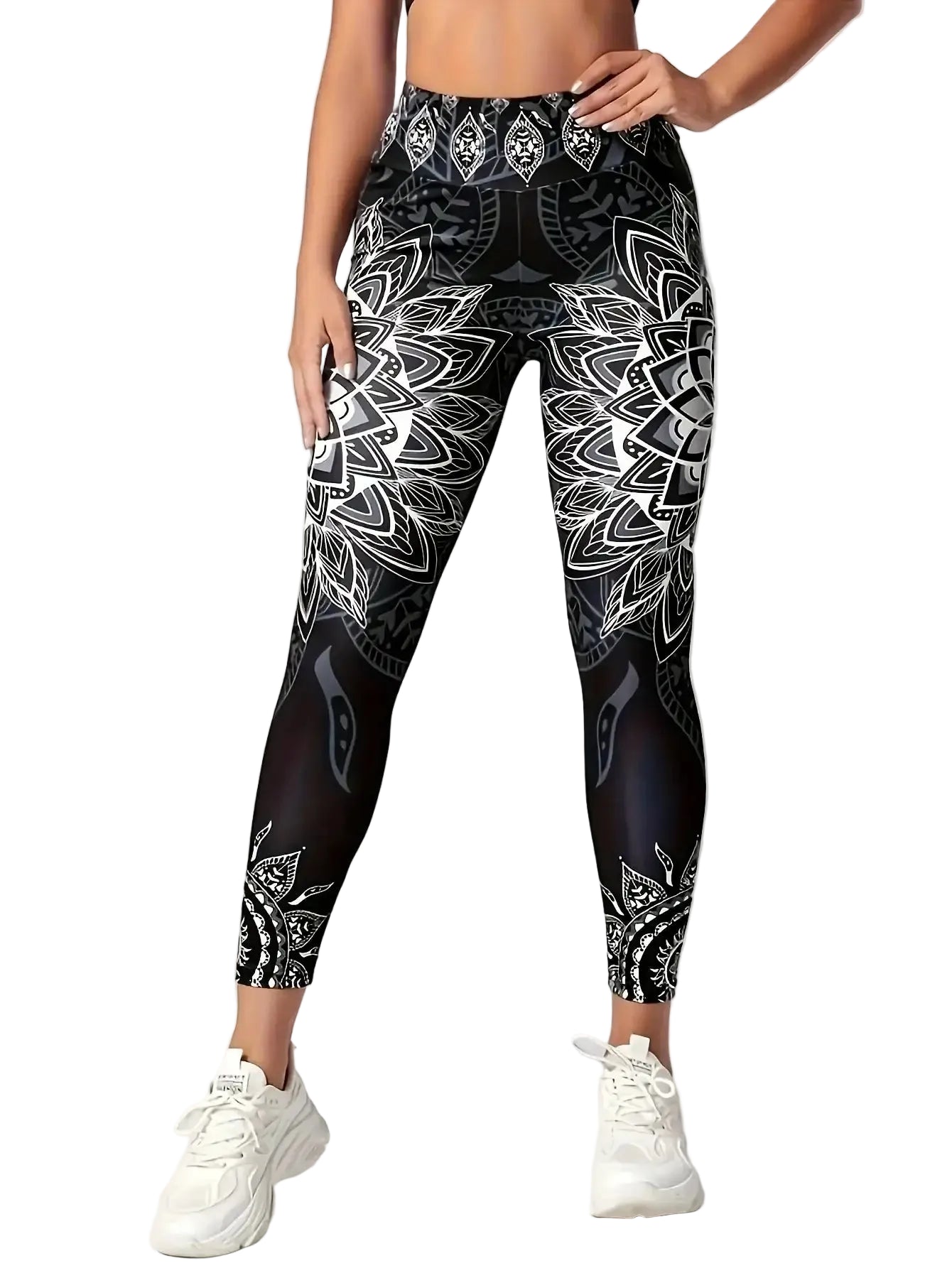 Women's Aztec High Waist Yoga Leggings