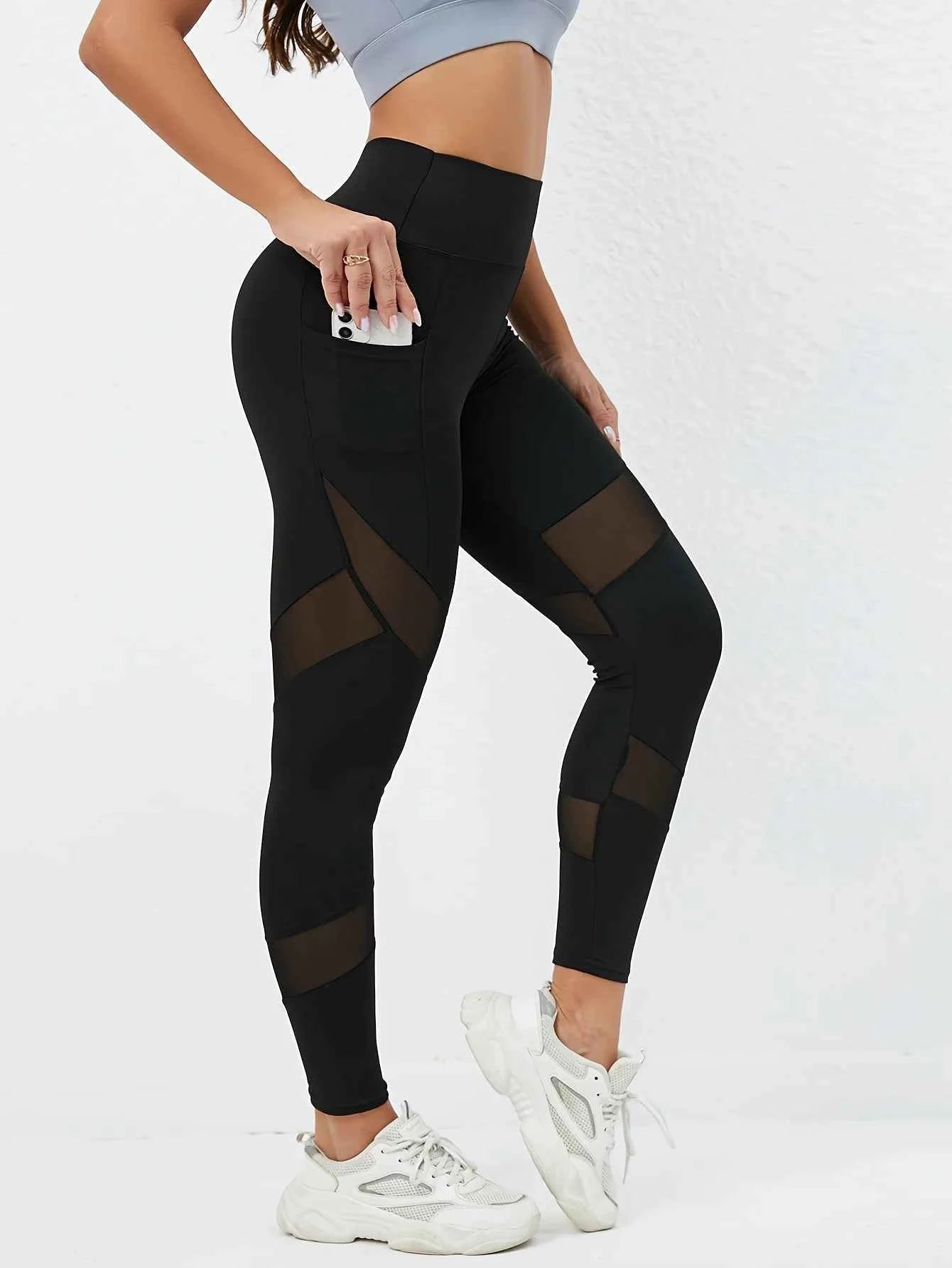 Women's High Waist Fitness Leggings with Pockets