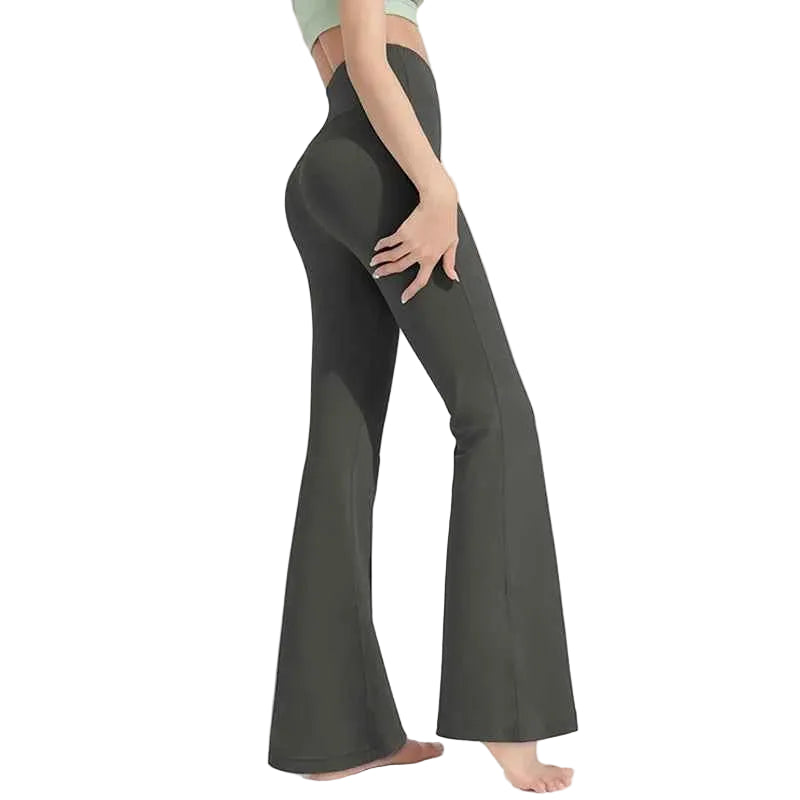 Women's High Waisted Waist Flared Yoga Leggings