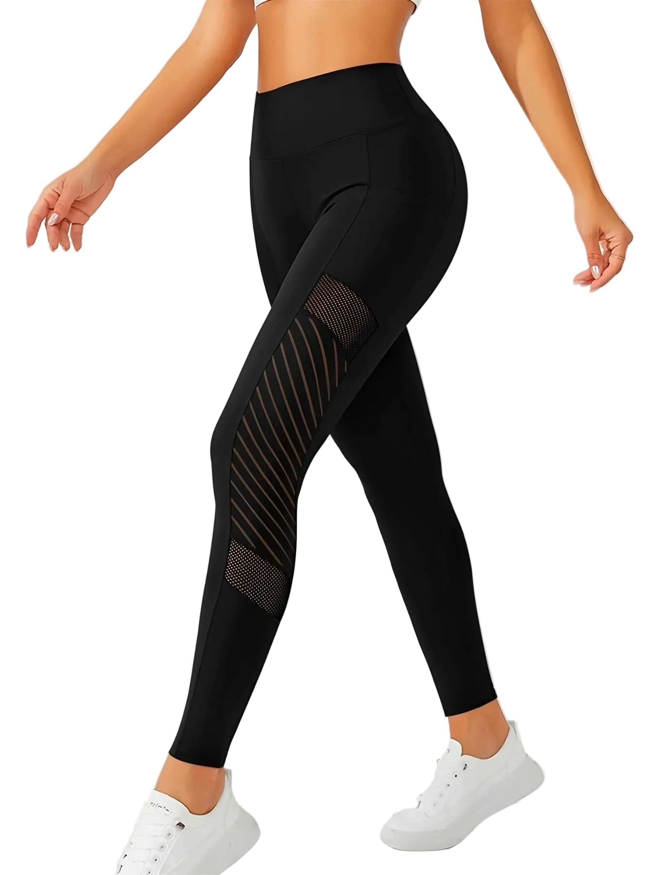 Women's Side Mesh Yoga Leggings