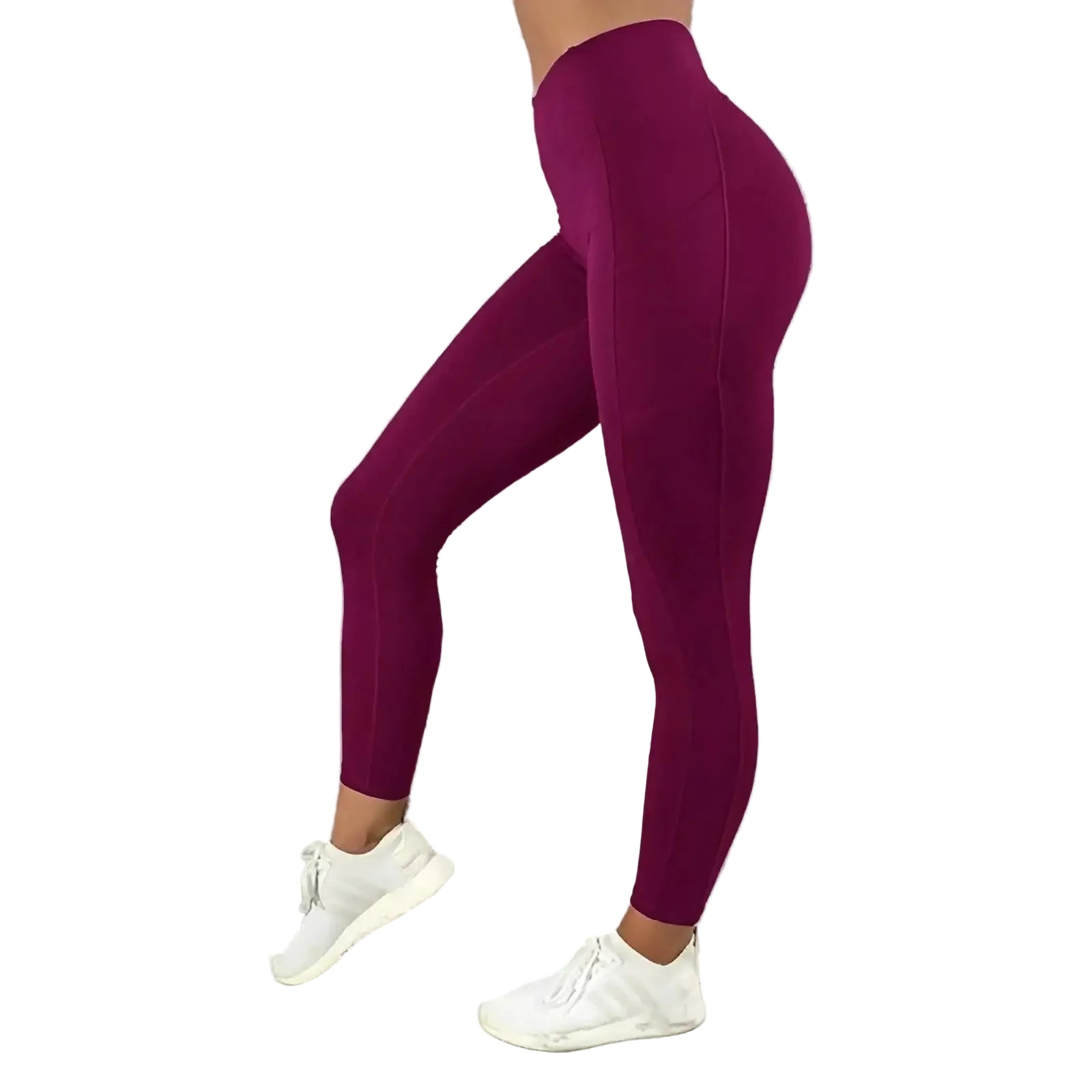 Women's High Waist Fitness Leggings with Side Pockets - Stride Leggings