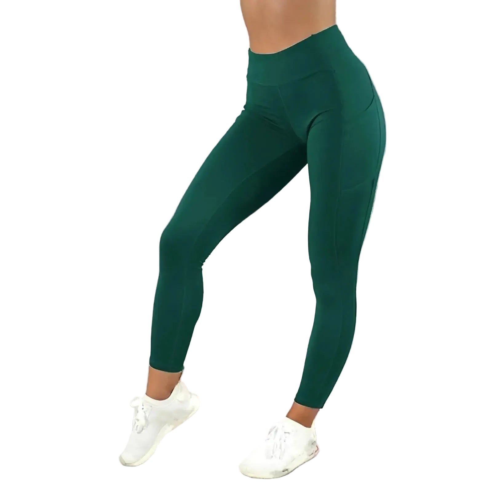 Women's High Waist Fitness Leggings with Side Pockets - Stride Leggings