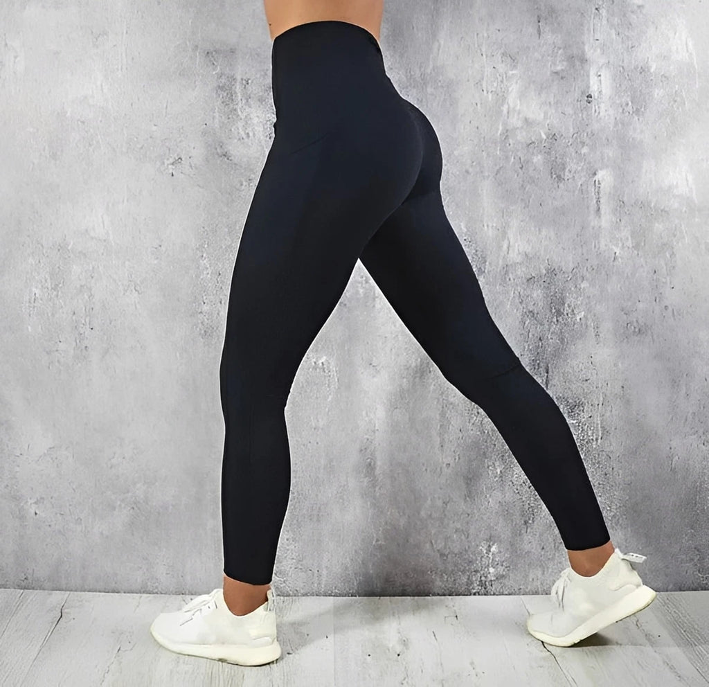 Women's High Waist Fitness Leggings with Side Pockets