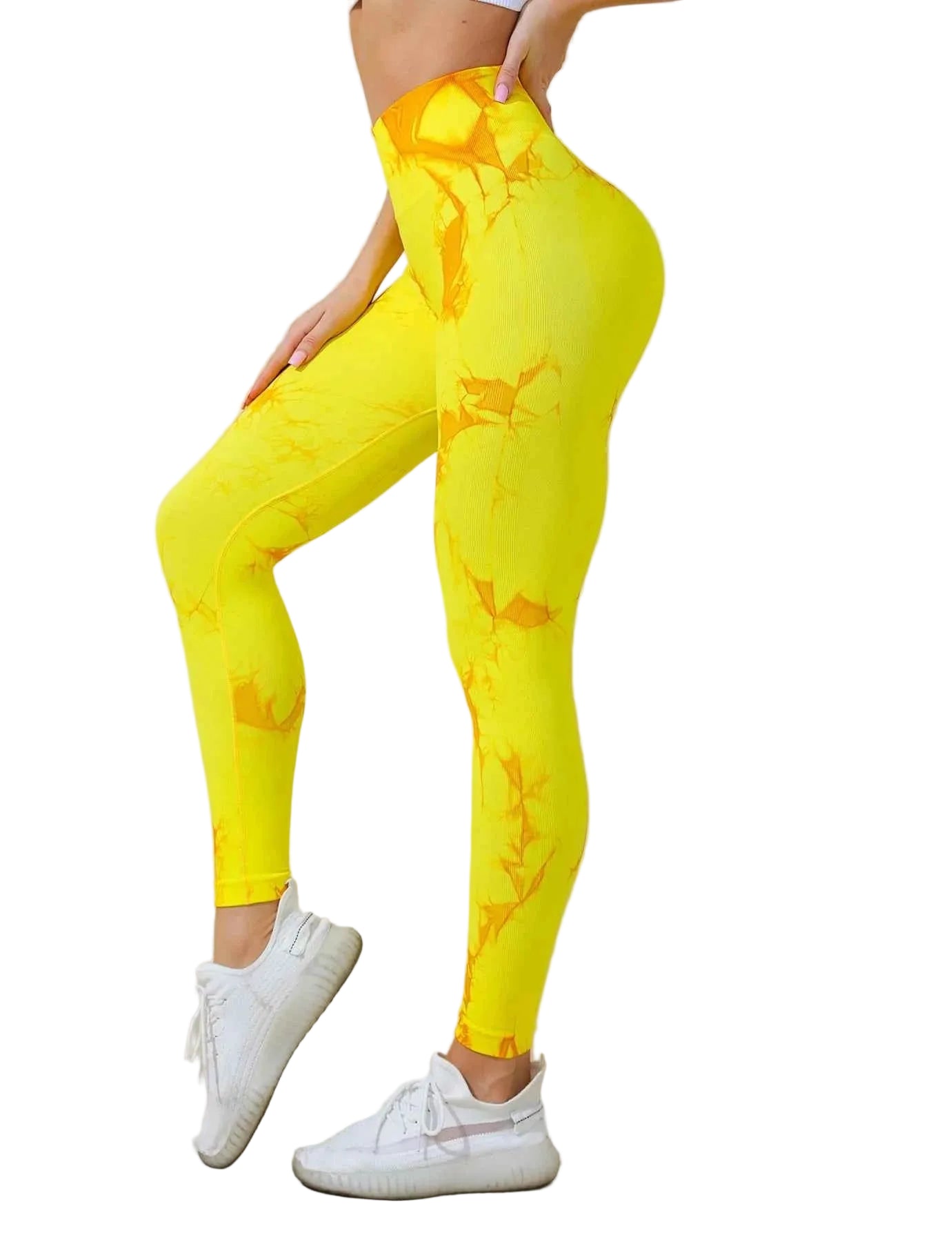 Women's High Waist Tie-Dye Print Yoga Leggings