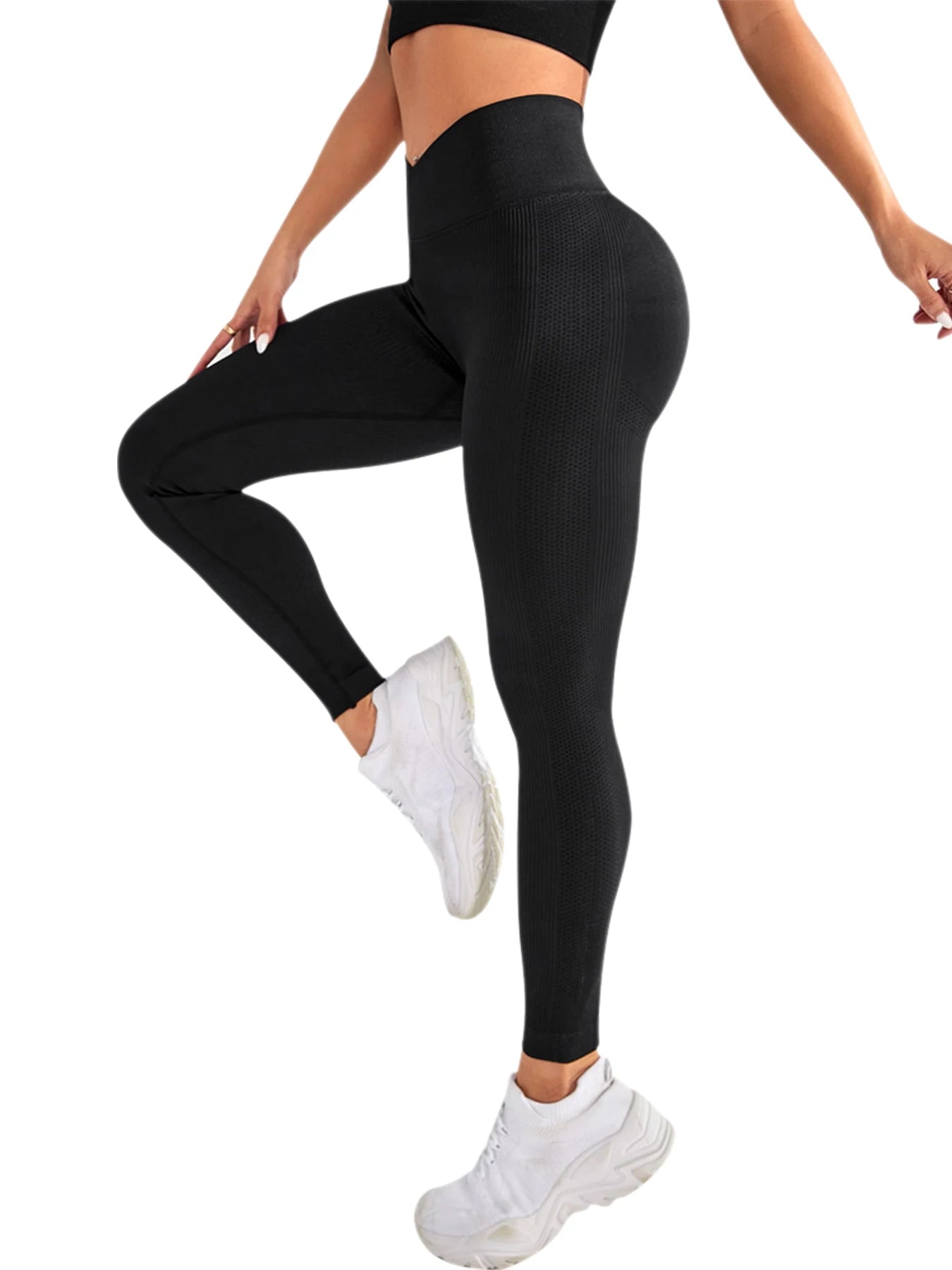 Women's Cross Waist Yoga Fitness Leggings