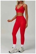 Women's V-Back Scrunch High Waist Yoga Leggings