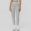 Women's White Top High Waist Fitness Leggings