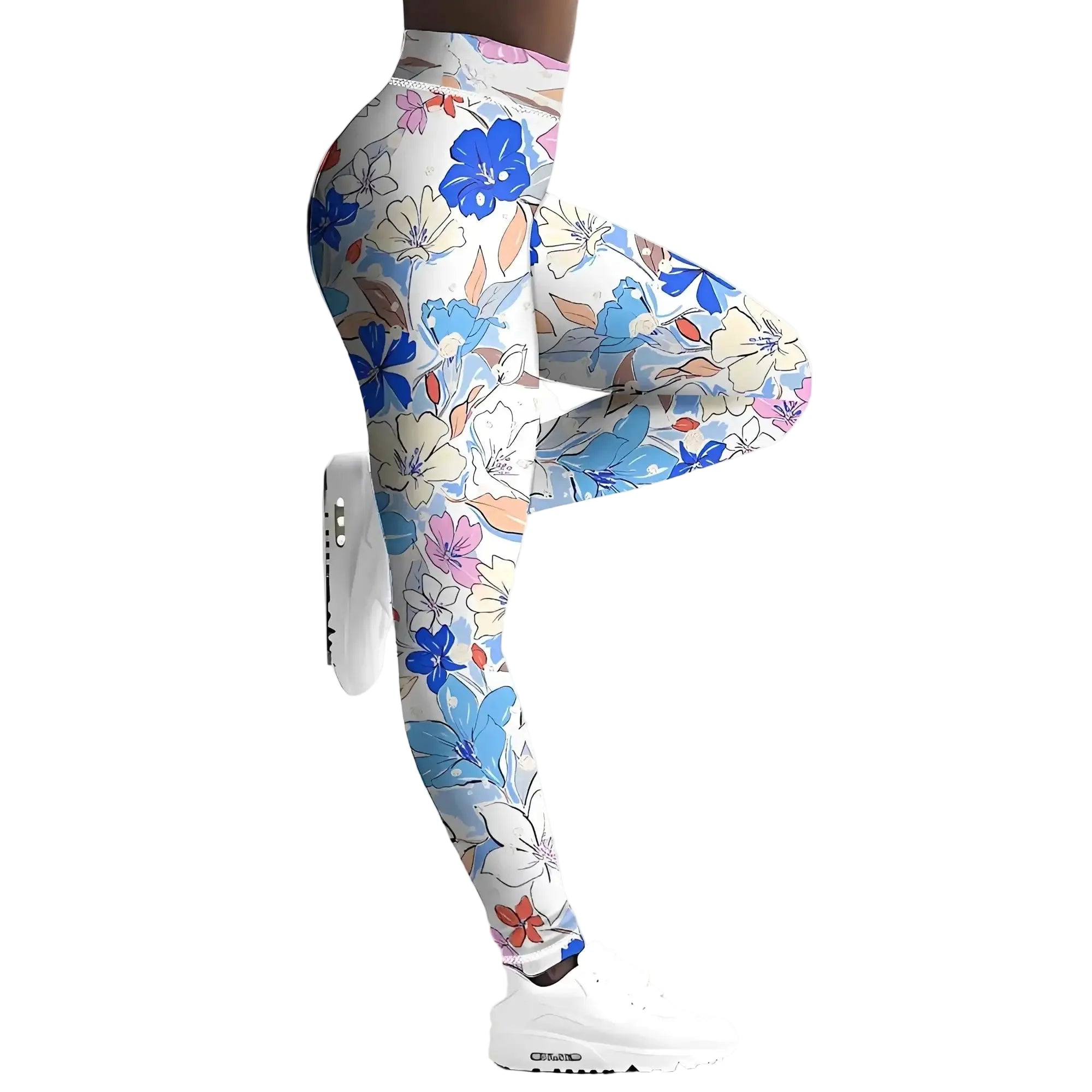 Women's High Waist Floral Yoga Leggings - Stride Leggings
