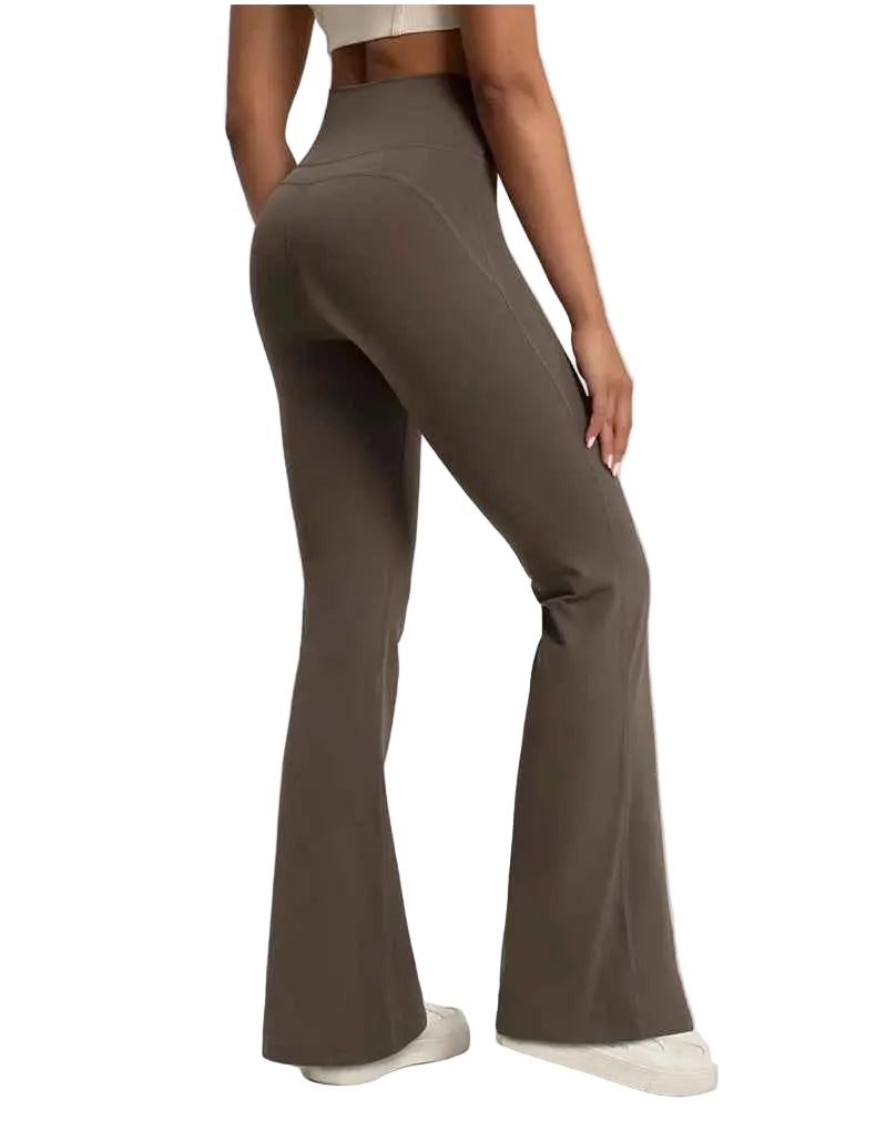 Women's High Waisted Waist Flared Yoga Leggings