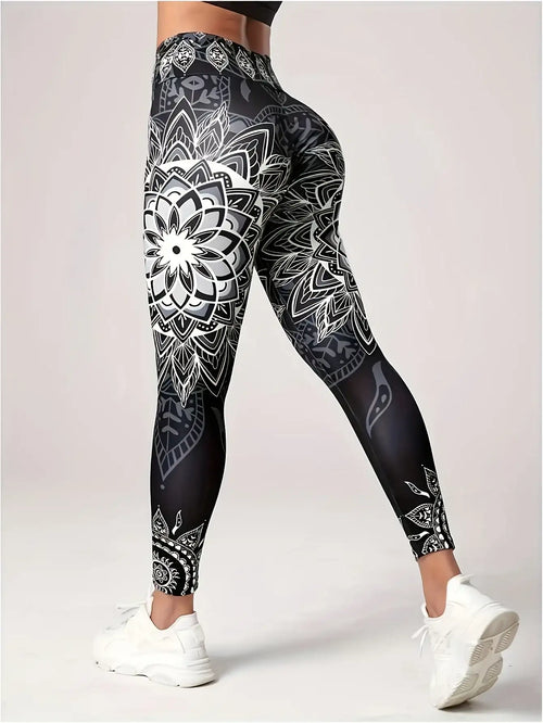 Women's Aztec High Waist Yoga Leggings
