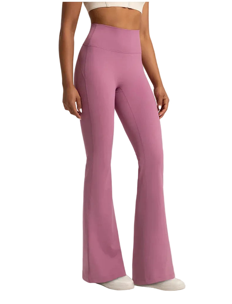 Women's High Waisted Waist Flared Yoga Leggings