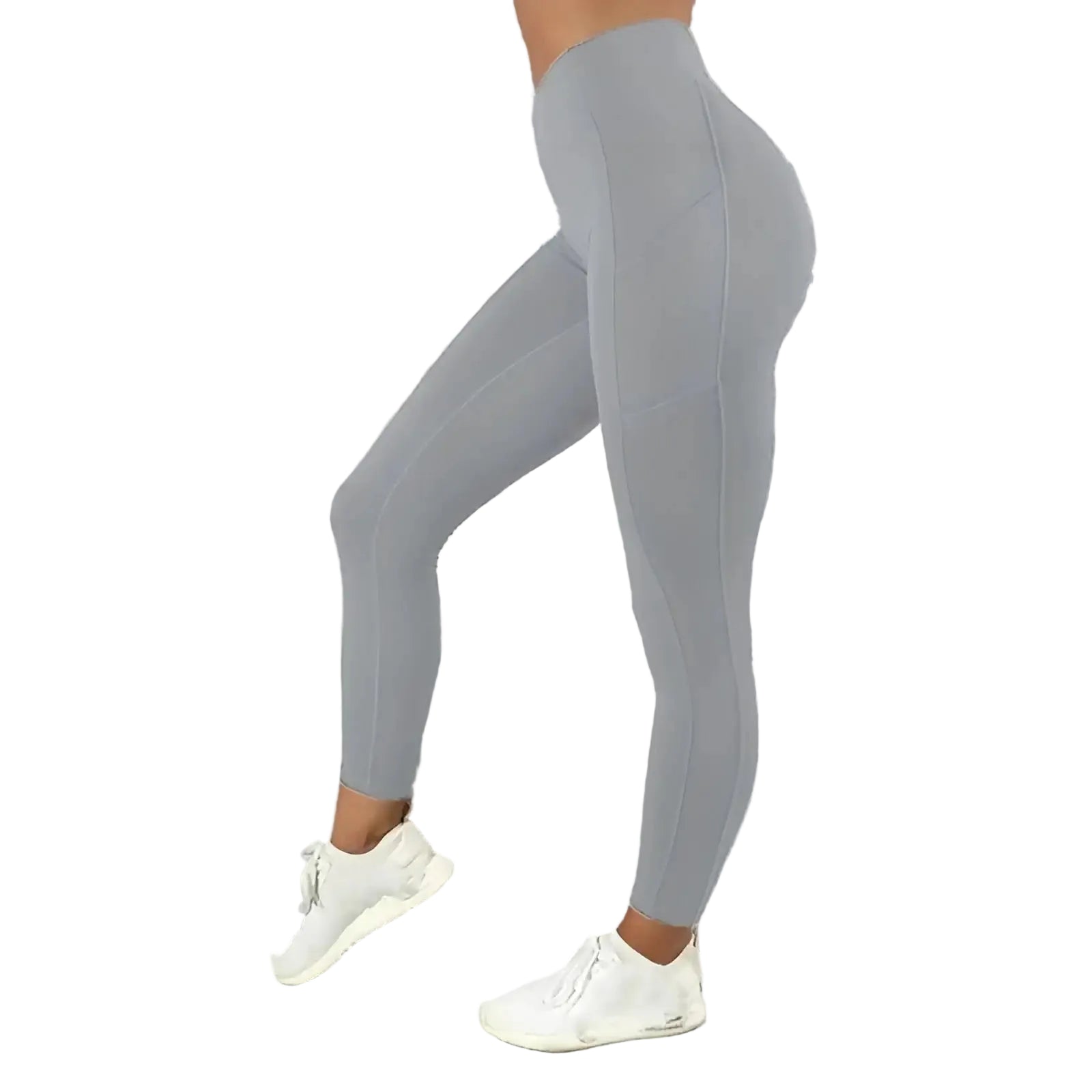 Women's High Waist Fitness Leggings with Side Pockets - Stride Leggings