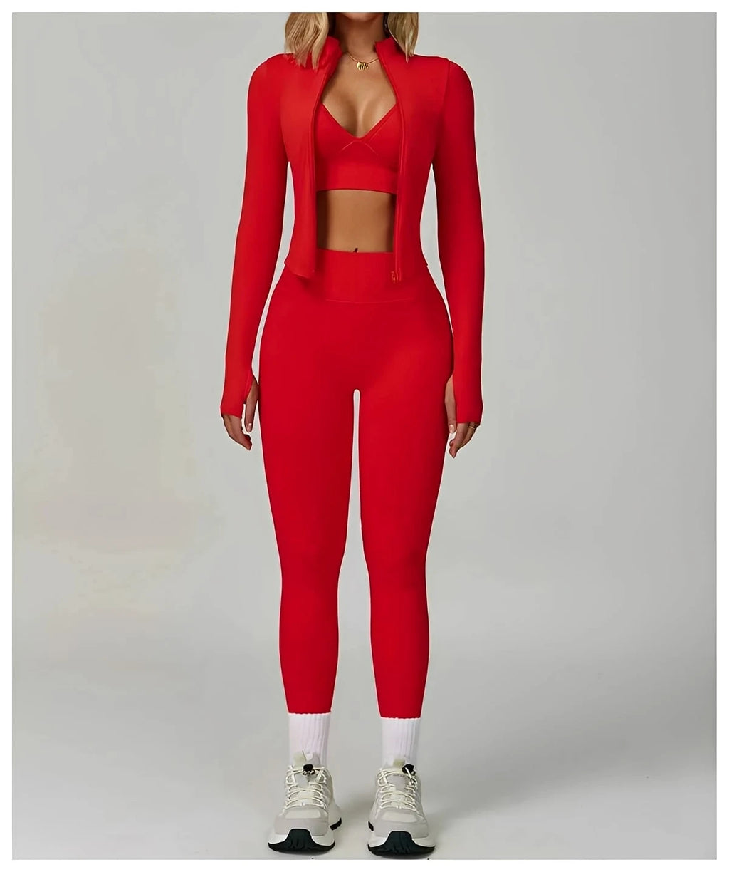 Women's V-Back Scrunch High Waist Yoga Leggings