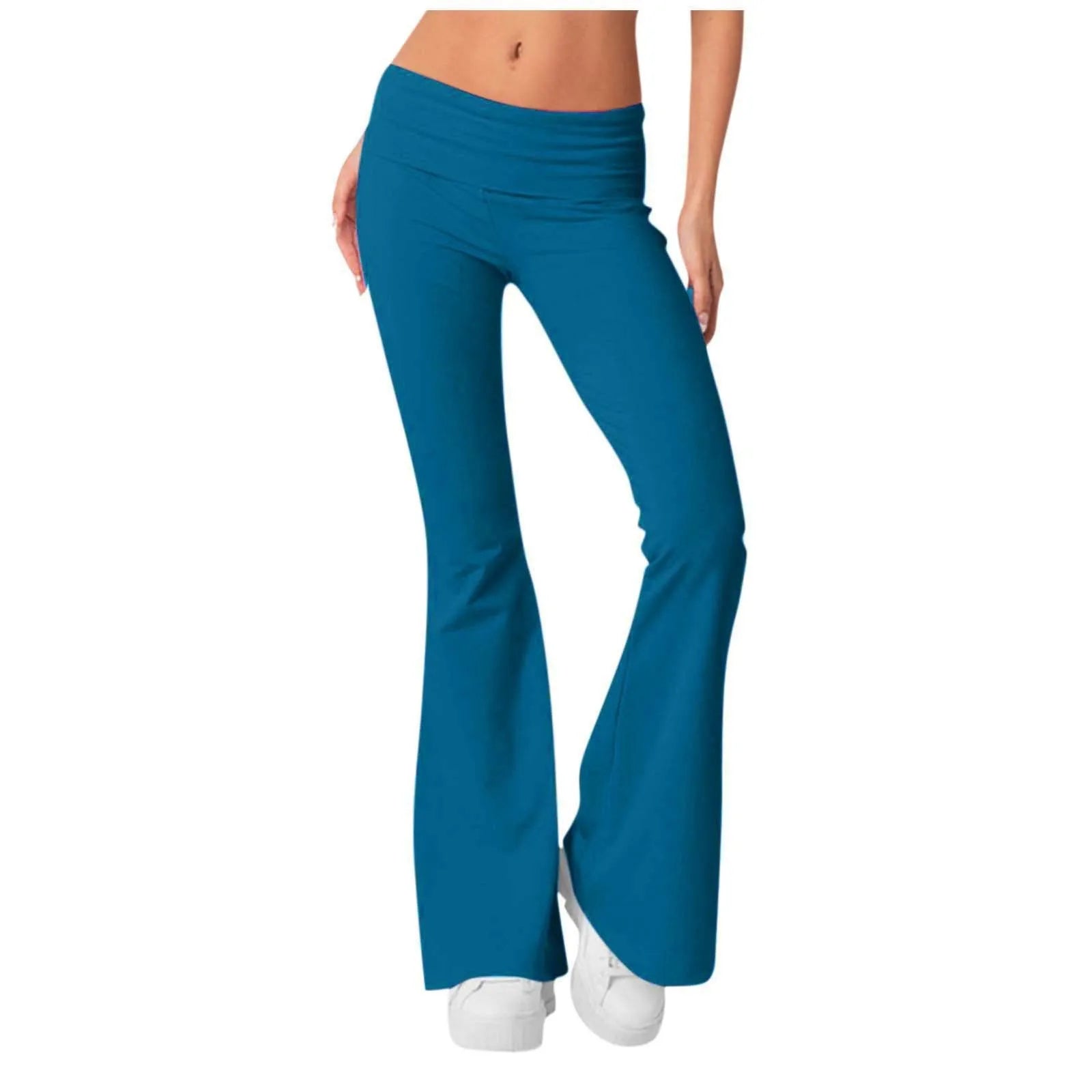 Women's Flared High Waist Yoga Leggings - Stride Leggings