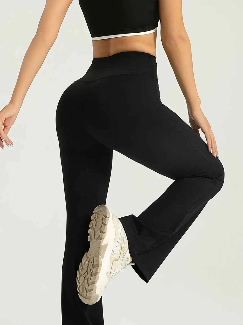 Women's High Waist Flared Yoga Leggings