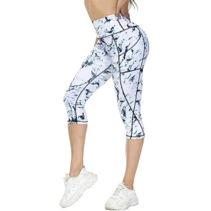 Women's High Waist Yoga Capris